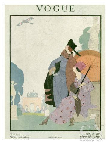 Vogue Cover by Artist Ruth Sypherd Clements, May 15, 1913 display picture 1