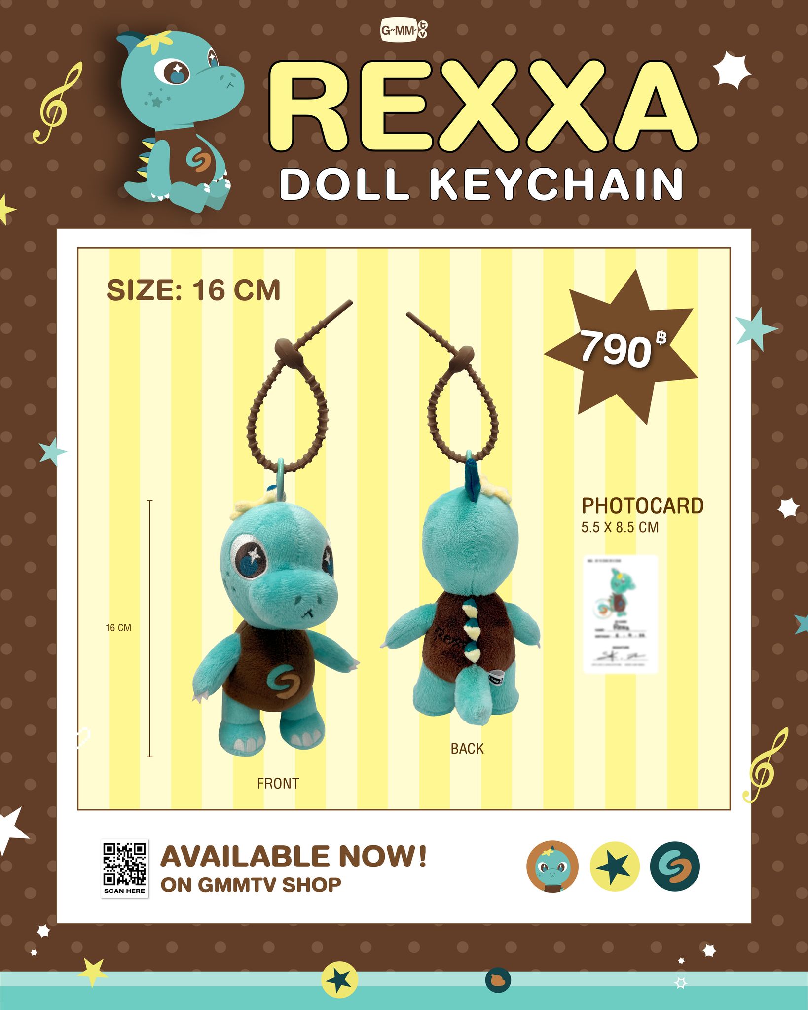 その他 GMMTV rexxa DOLL KEYCHAIN AVAILABLE NOW! REXXA DOLL KEYCHAIN ON GMMTV SHOP Scan QR code or