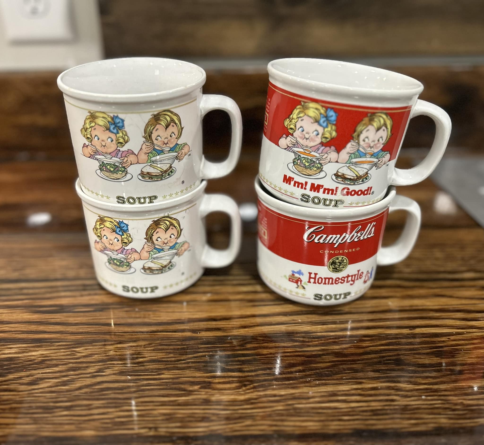 The cutest little Vintage 1990's Campbell's soup thermos. Also