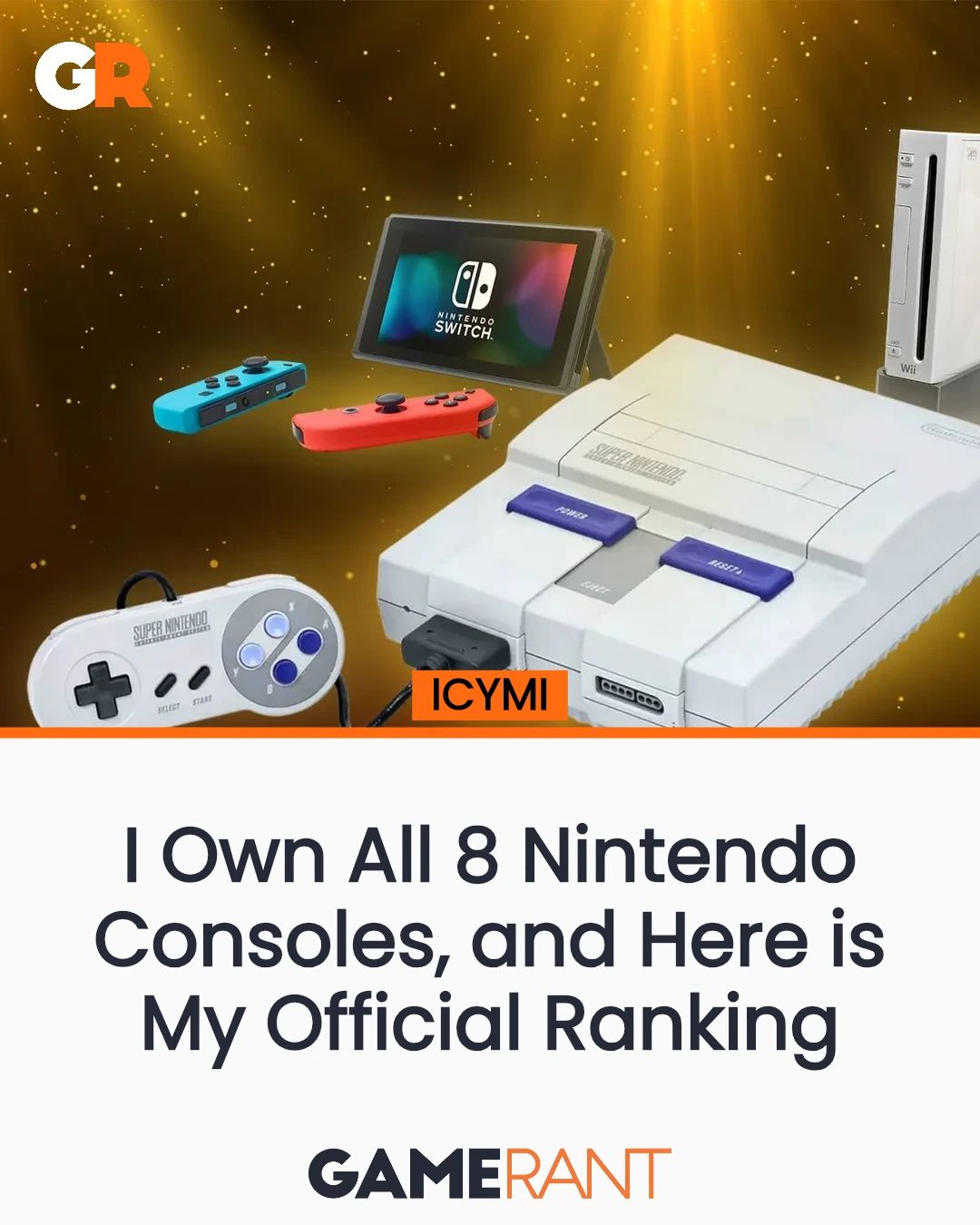 Nintendo has released eight home consoles since the NES launched