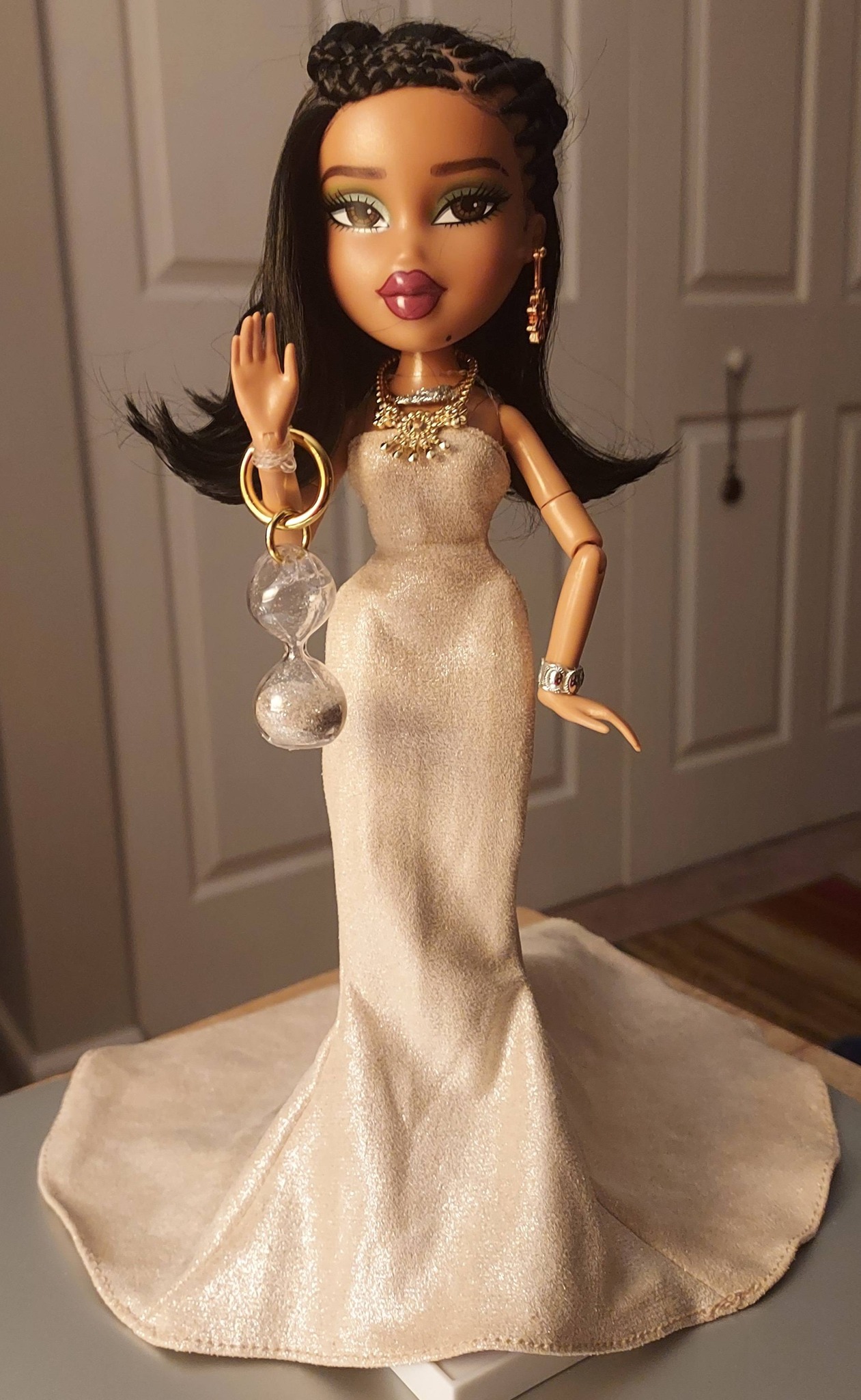 bratz doll gold dress Tyla Review and Accessories Chic Gold Maxi Dress for Formal Dinners