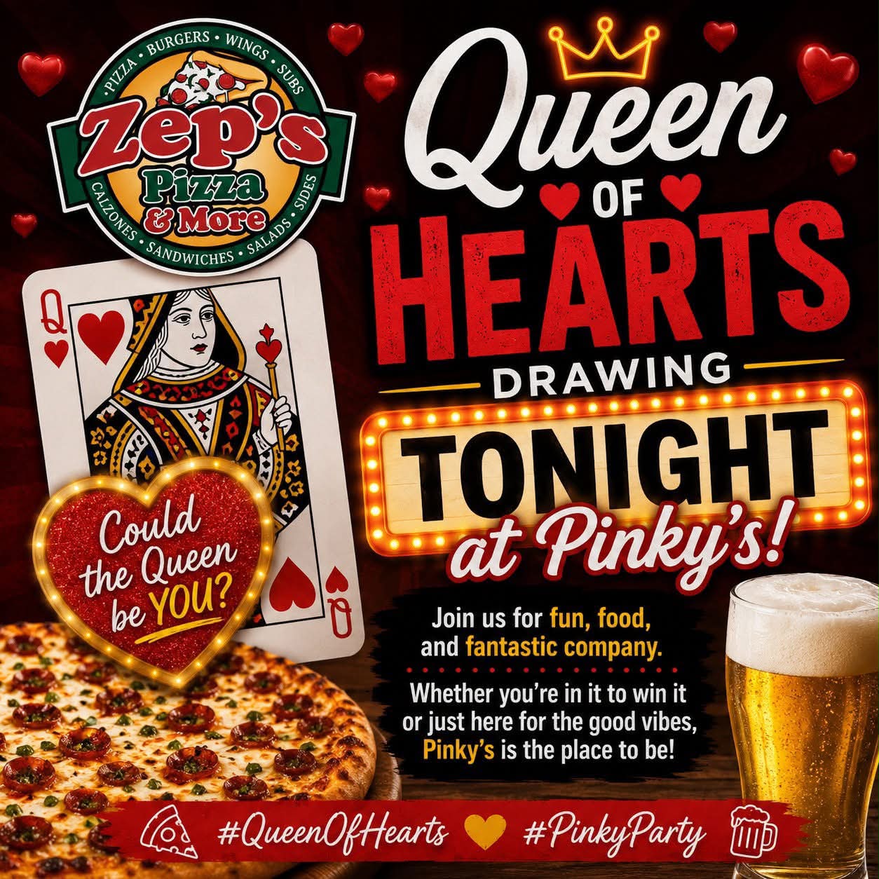 Zep's Pizza & More, at - Zep's Pizza & More, at Pinky's