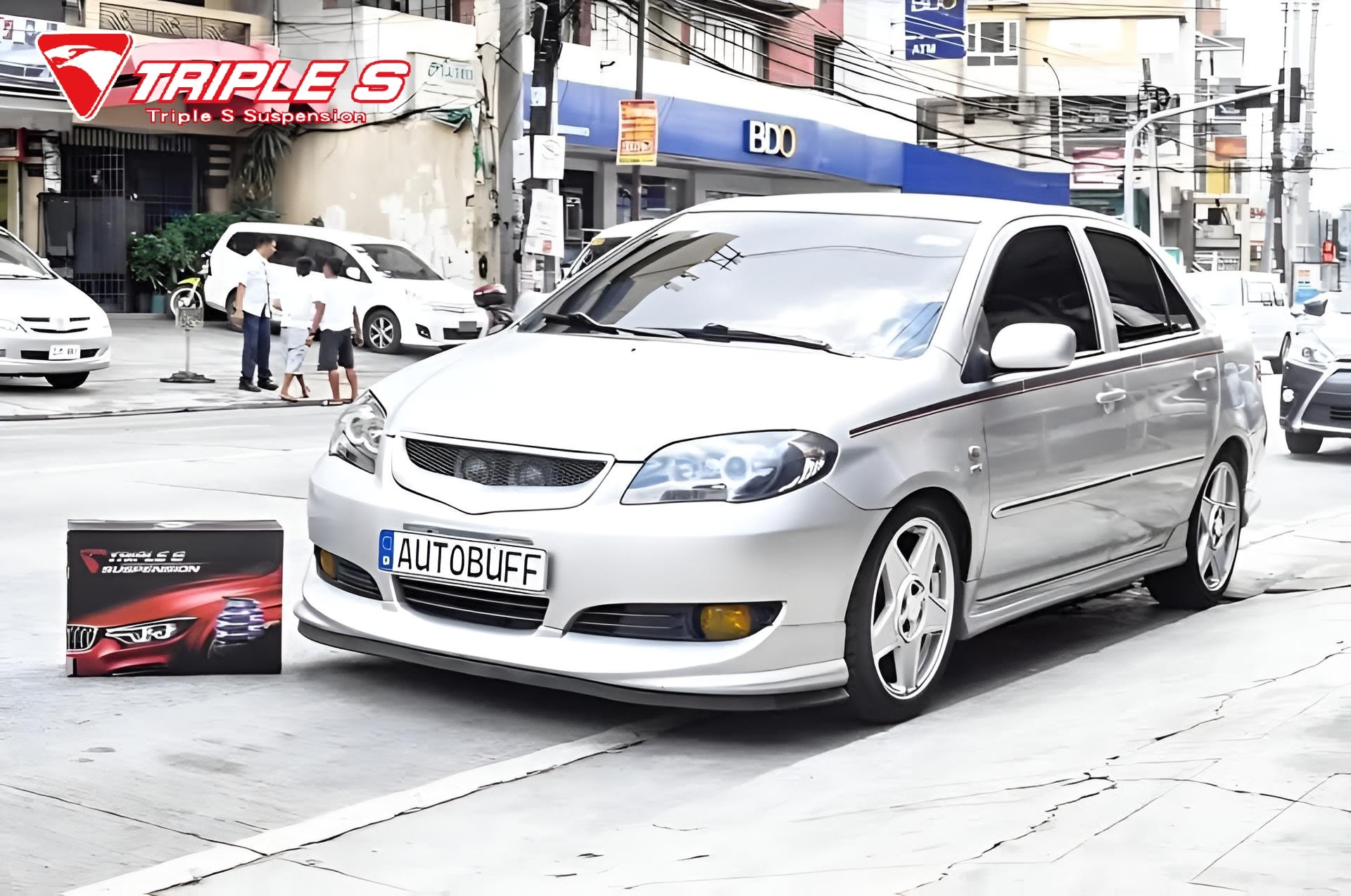 Triple - Toyota Vios Robin ⚡️ Triple S lowering springs - ISO 9001:2008 ...