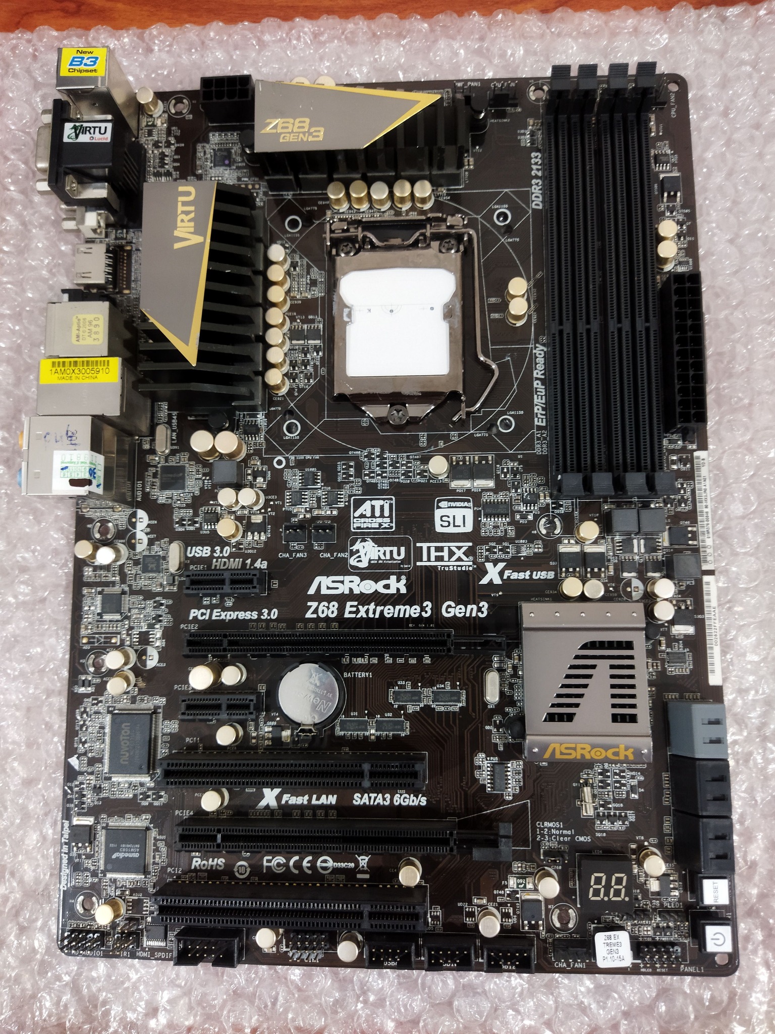 Z68 ASRock Gaming Motherboard Rs 7,000 3 Month Warranty 3rd/2nd