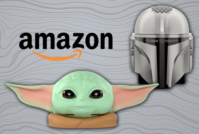 New The Mandalorian Helmet and Grogu Echo Dot Series 4 and 5
