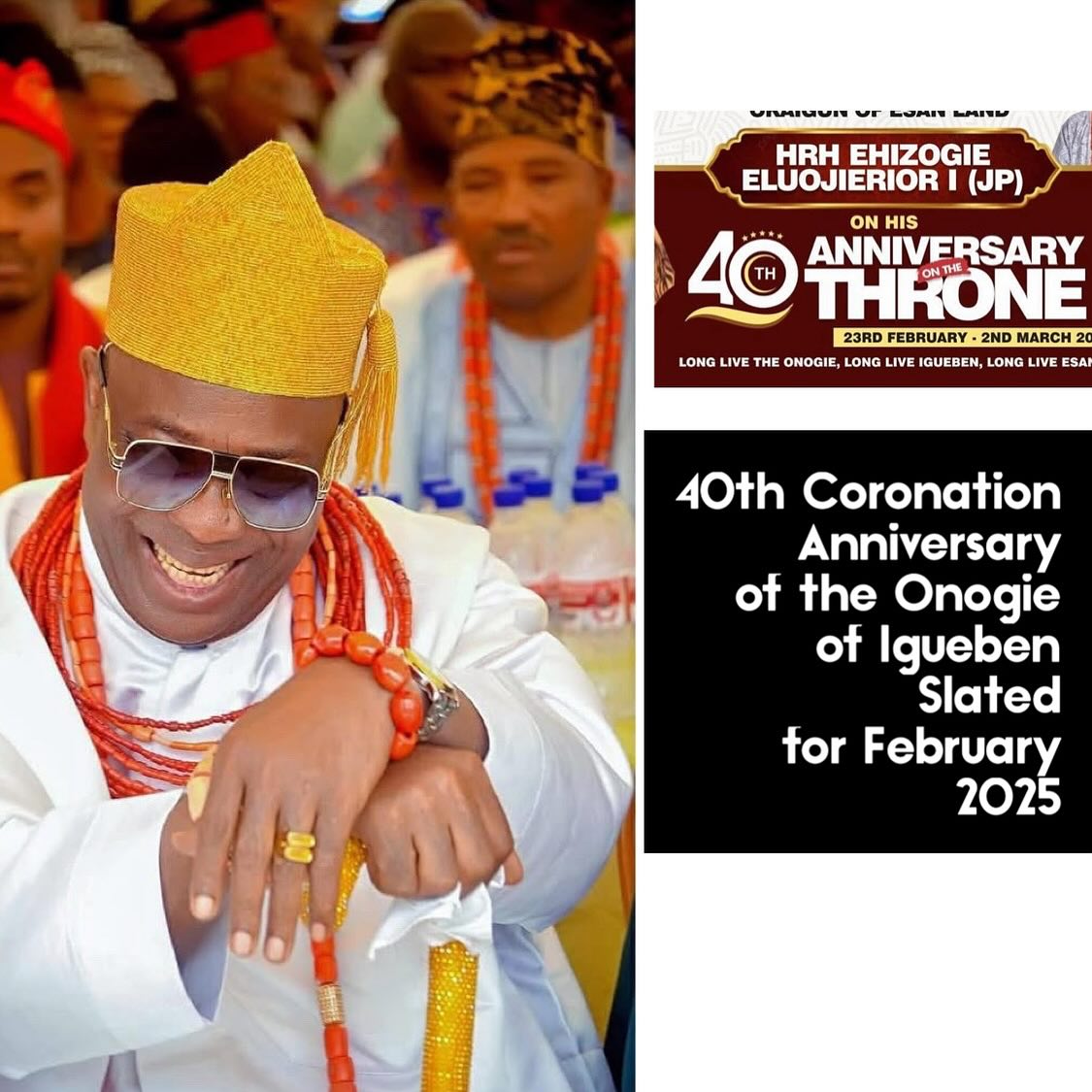 Edo Pride - HRH The Onogie of Igueben Set to Celebrate... | Facebook