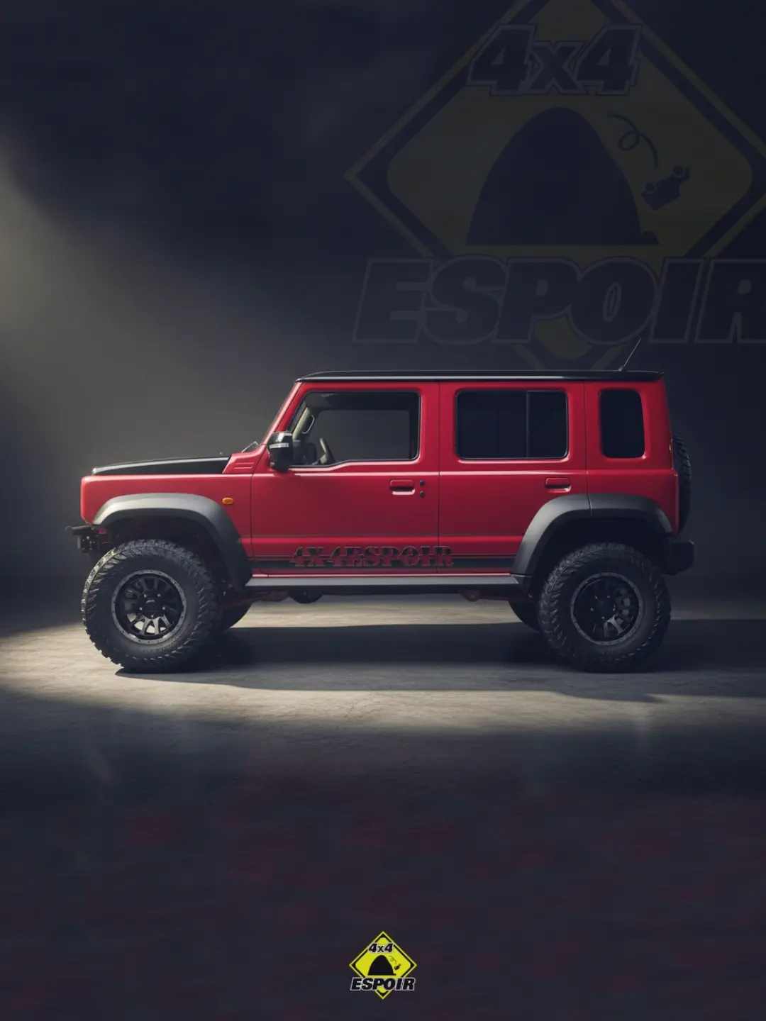 4x4エスポワール - ☆ Kimny製JB23 丸目化キットを装着🔥 7インチ