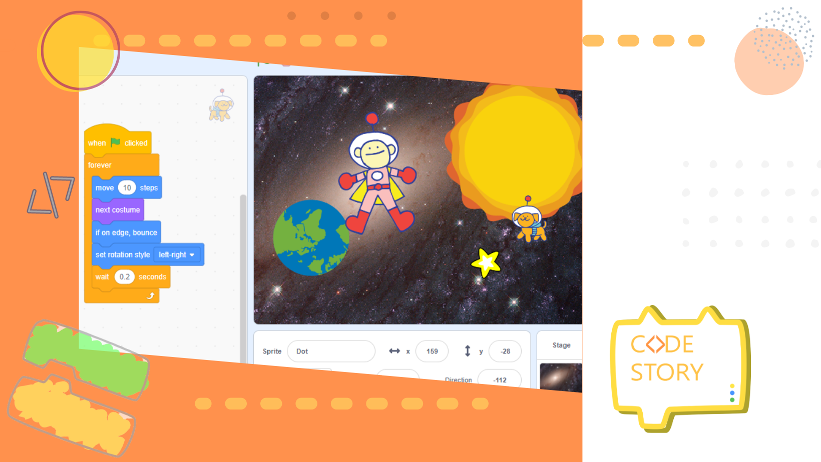 Code story: learn online coding for kids 7 years+