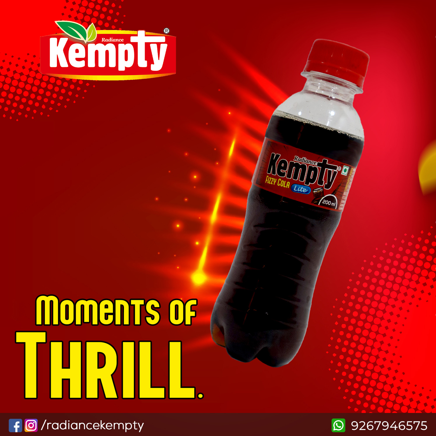 Kempty - Kempty FIZZY COLA is your perfect partner for moments of ...