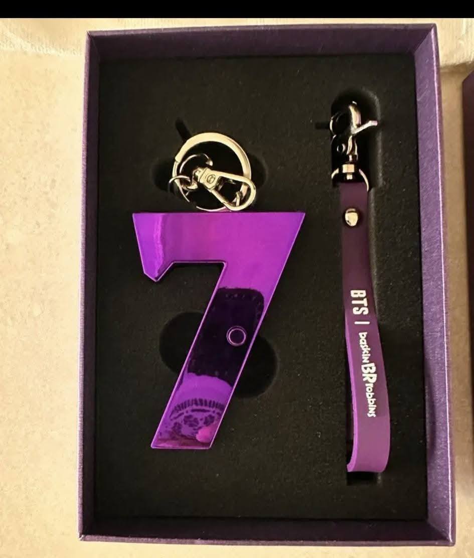 防弾少年団　BTS x Baskin Robbins  Keyring BTS x Baskin Robbins 7 keyring and spoon set