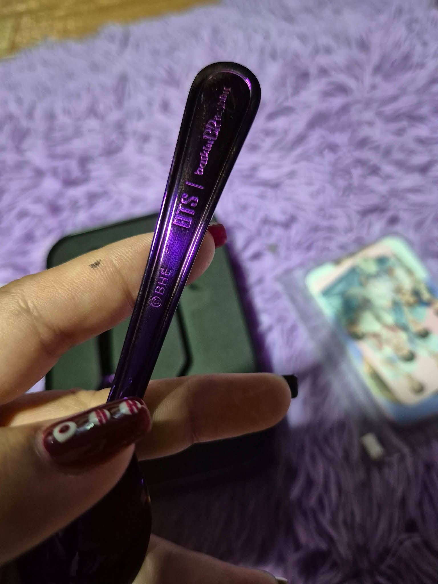 BTS x Baskin Robbins 7 keyring and spoon set