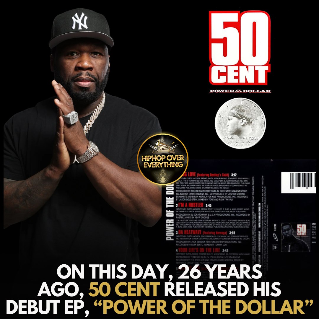 📲 On this day, 26 years ago, #50Cent released his debut EP
