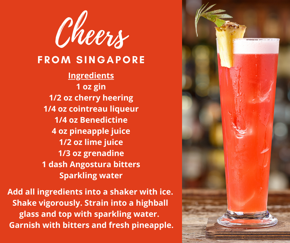 More than just a cocktail, the Singapore Sling is a sip of