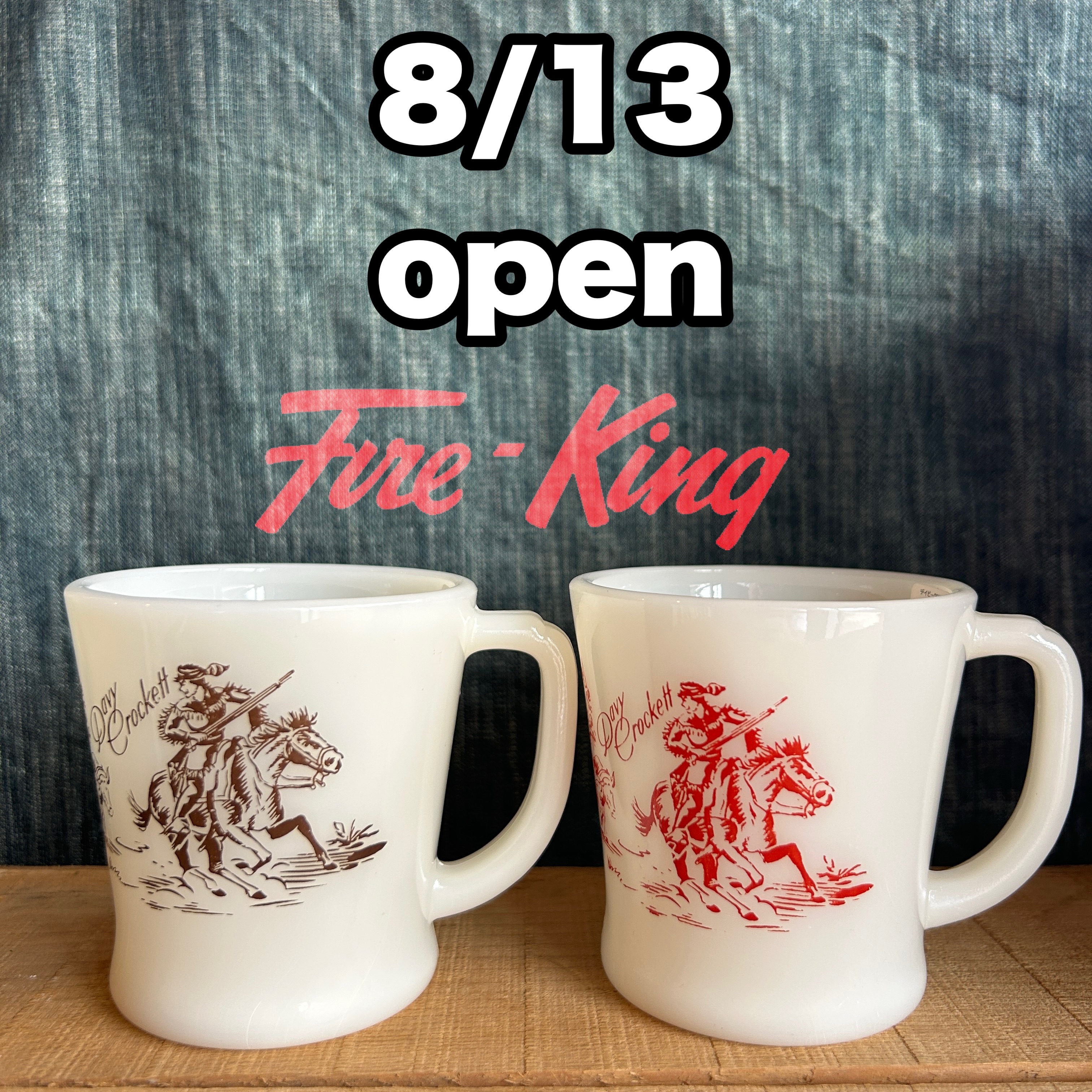 Fire-King ファイヤーキングとアメリカビンテージミルクガラスウェア