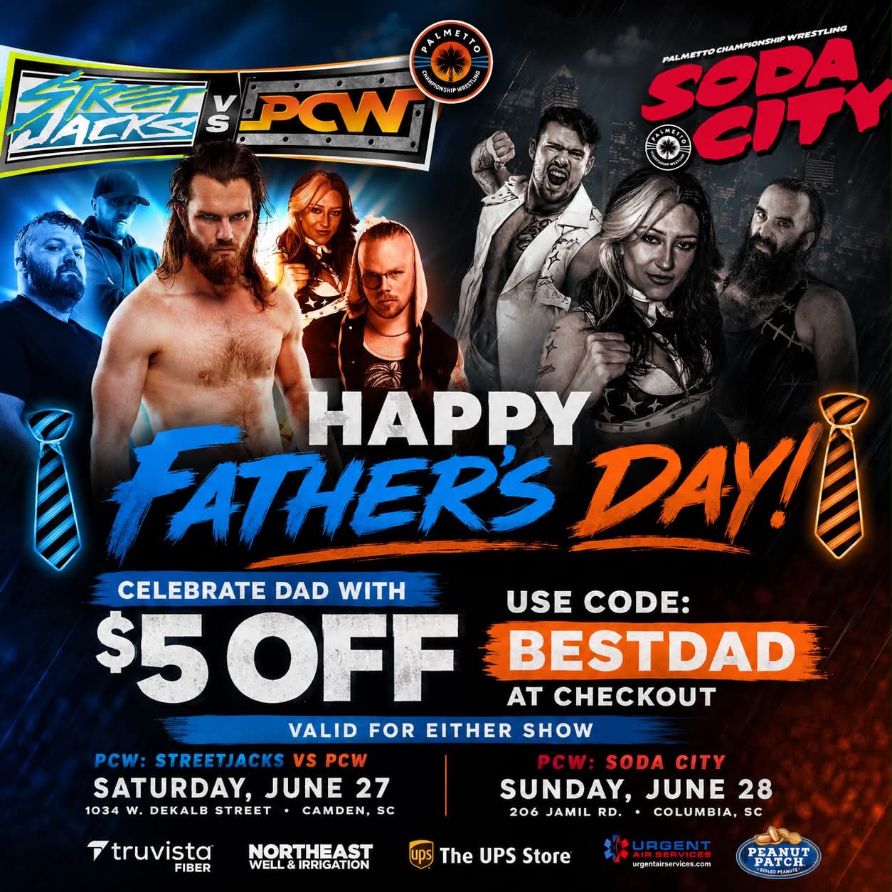 Live pro wrestling Father