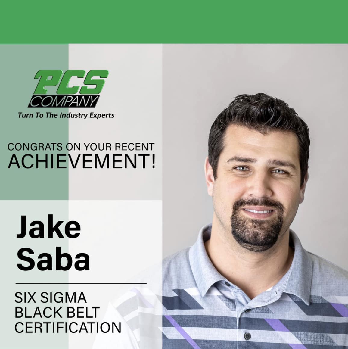 PCS Company - 🎉Congratulations to Jake Saba! 🎉 We’re...