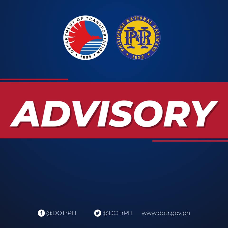 Department of Transportation - Philippines - PNR ADVISORY In adherence ...