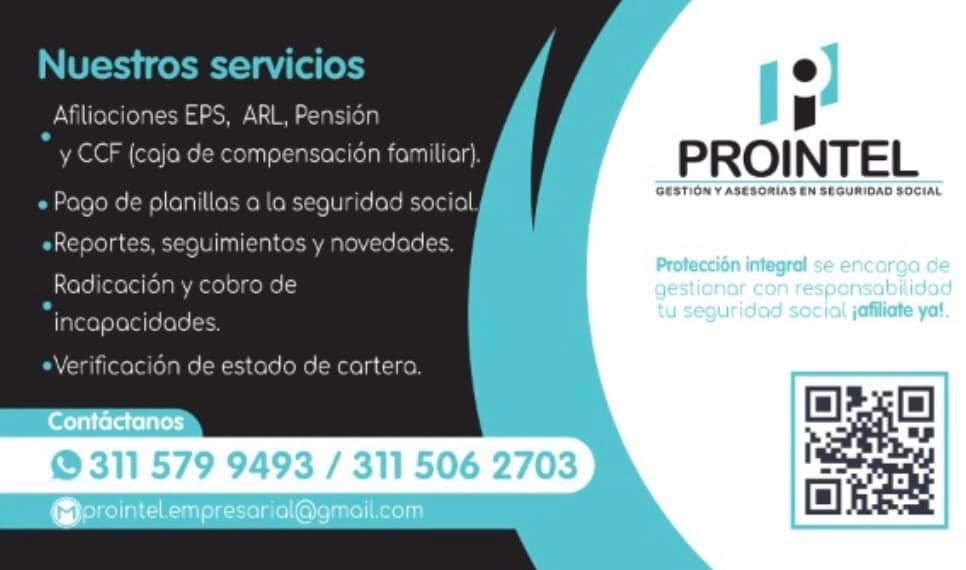 Prointel gestión y asesorías en seguridad social