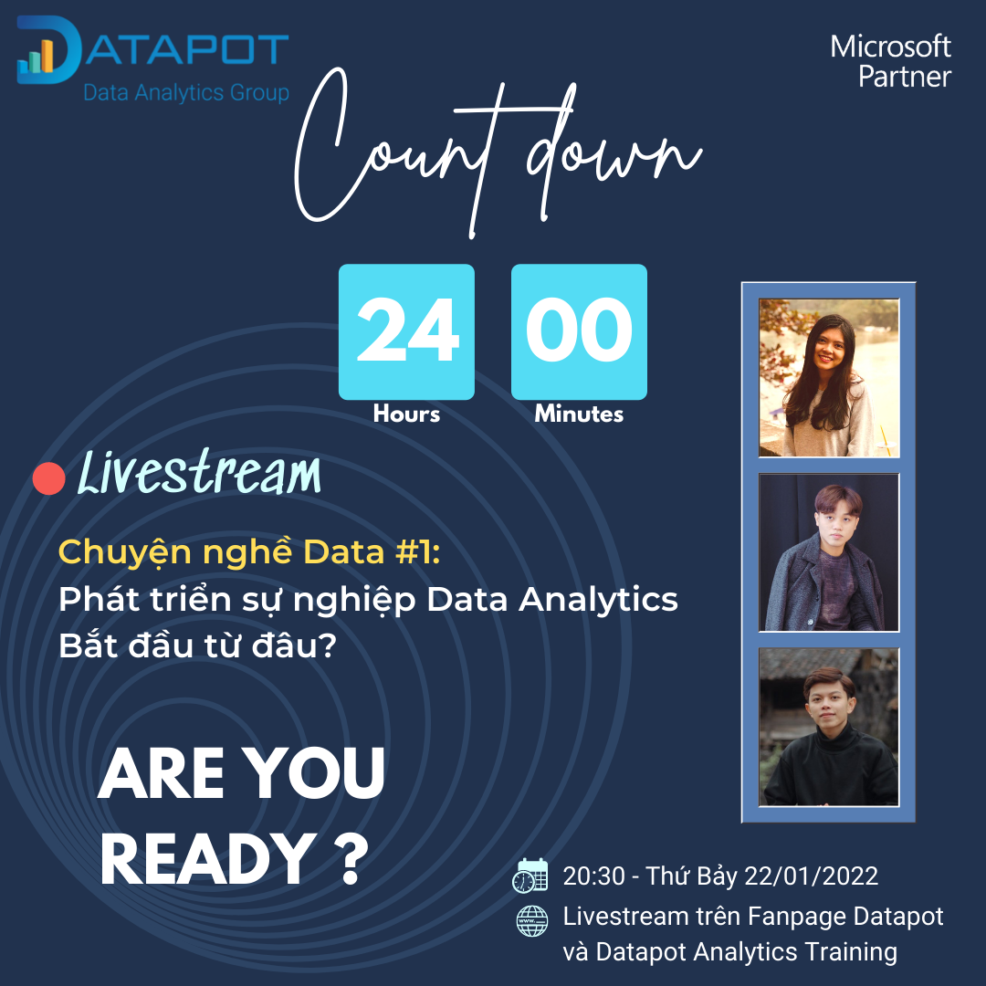 Datapot - 🔥COUNTDOWN: 24H TRƯỚC LIVESTREAM “CHUYỆN NGHỀ...