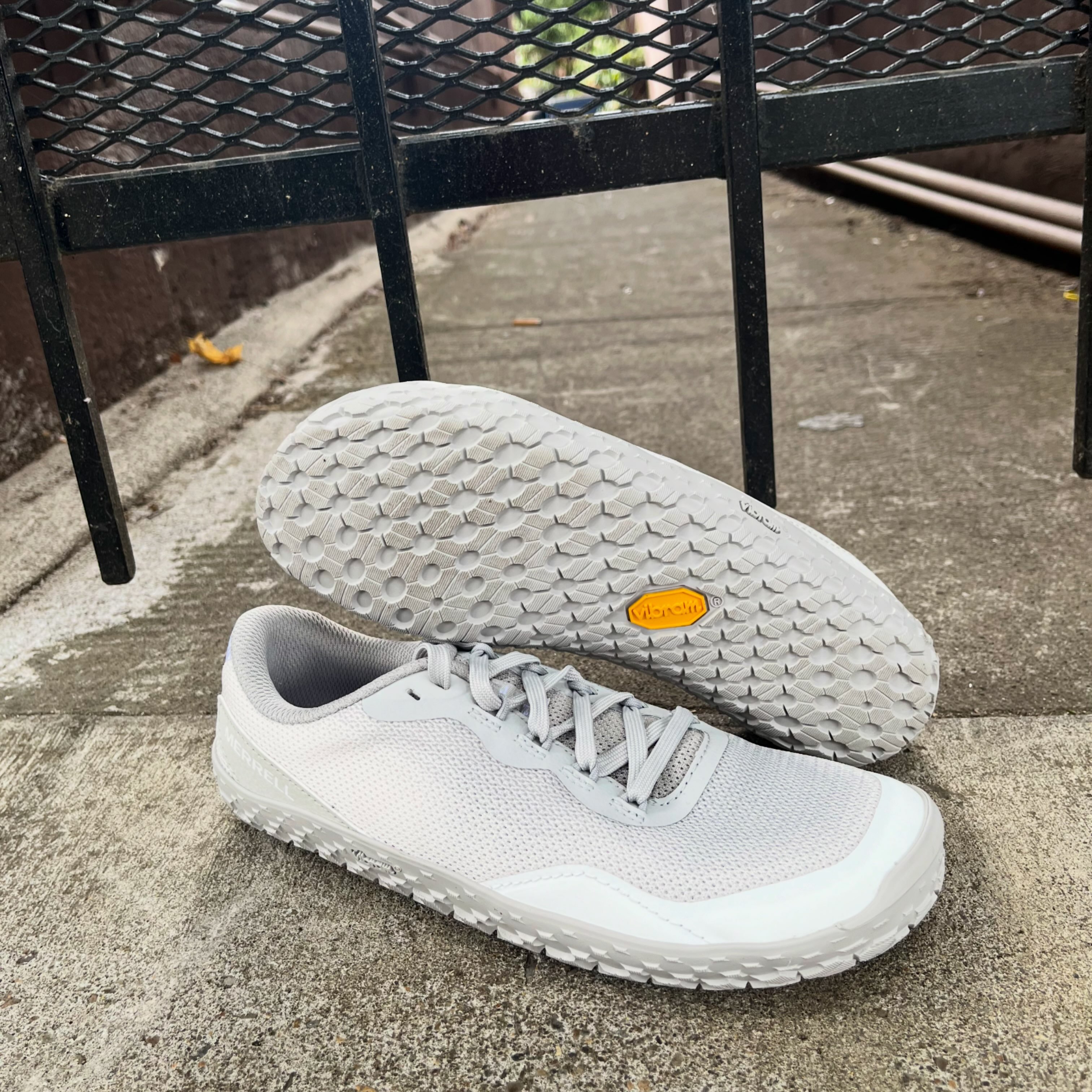 Pie - New Arrival: Vivobarefoot Jing Jing Lace Leather in Zinc