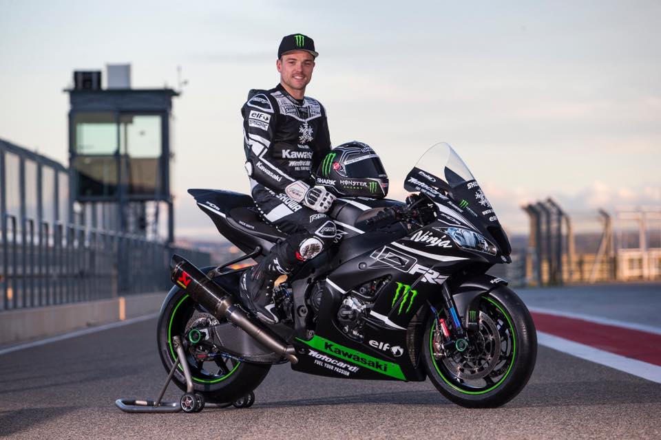 Alex Lowes and his Ninja ZX-10R. Good tandem!