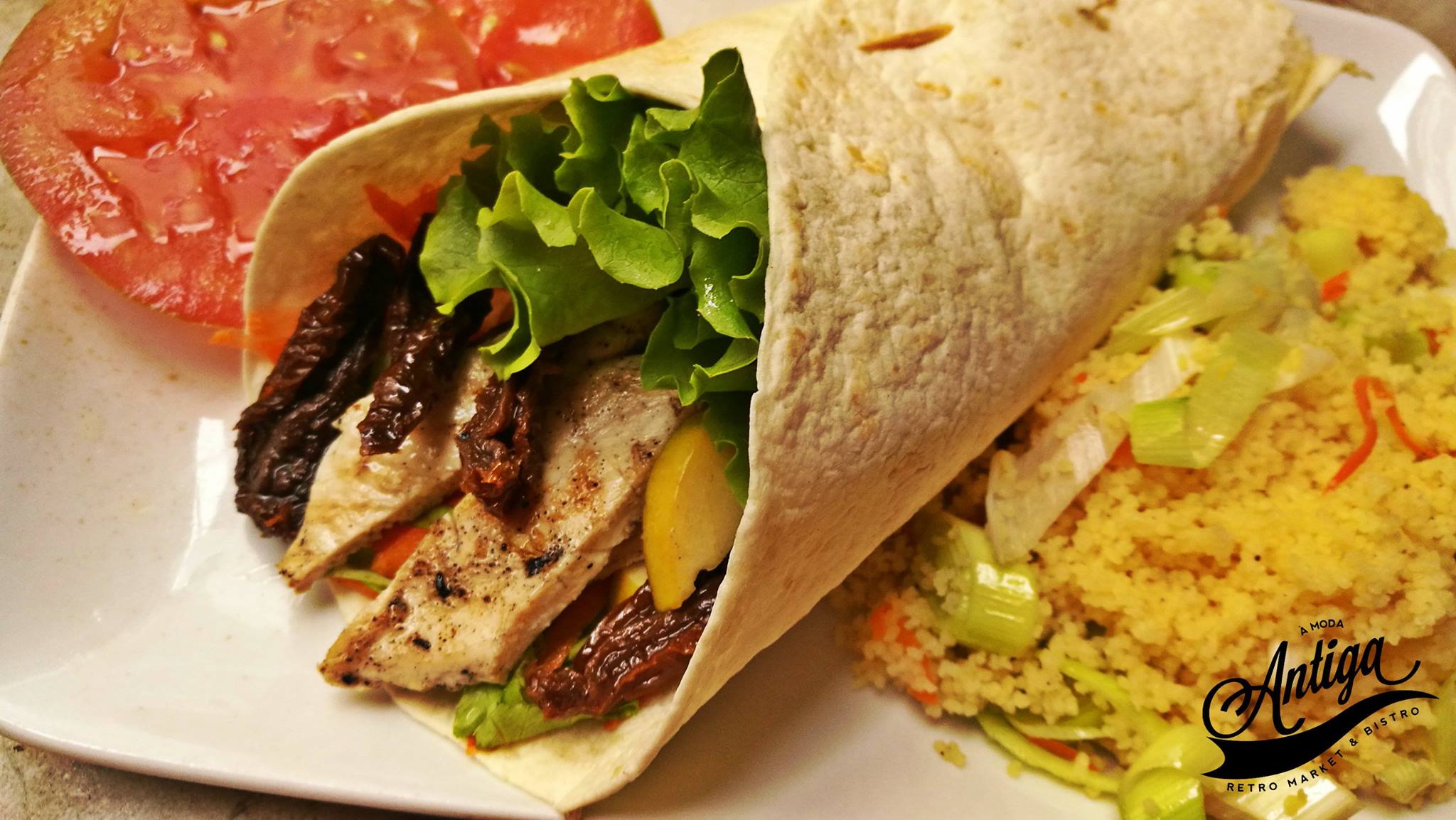 Menu do dia: Wrap... - À Moda Antiga - Retro Market & Bistro | Facebook