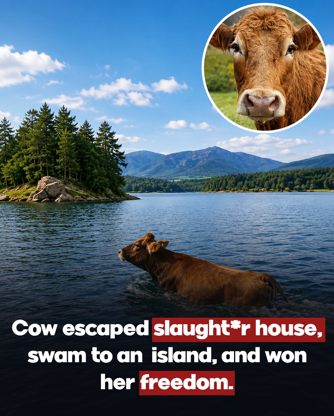 🐄💚 She Refused to Be Slaughtered and Fought for Her Freedom