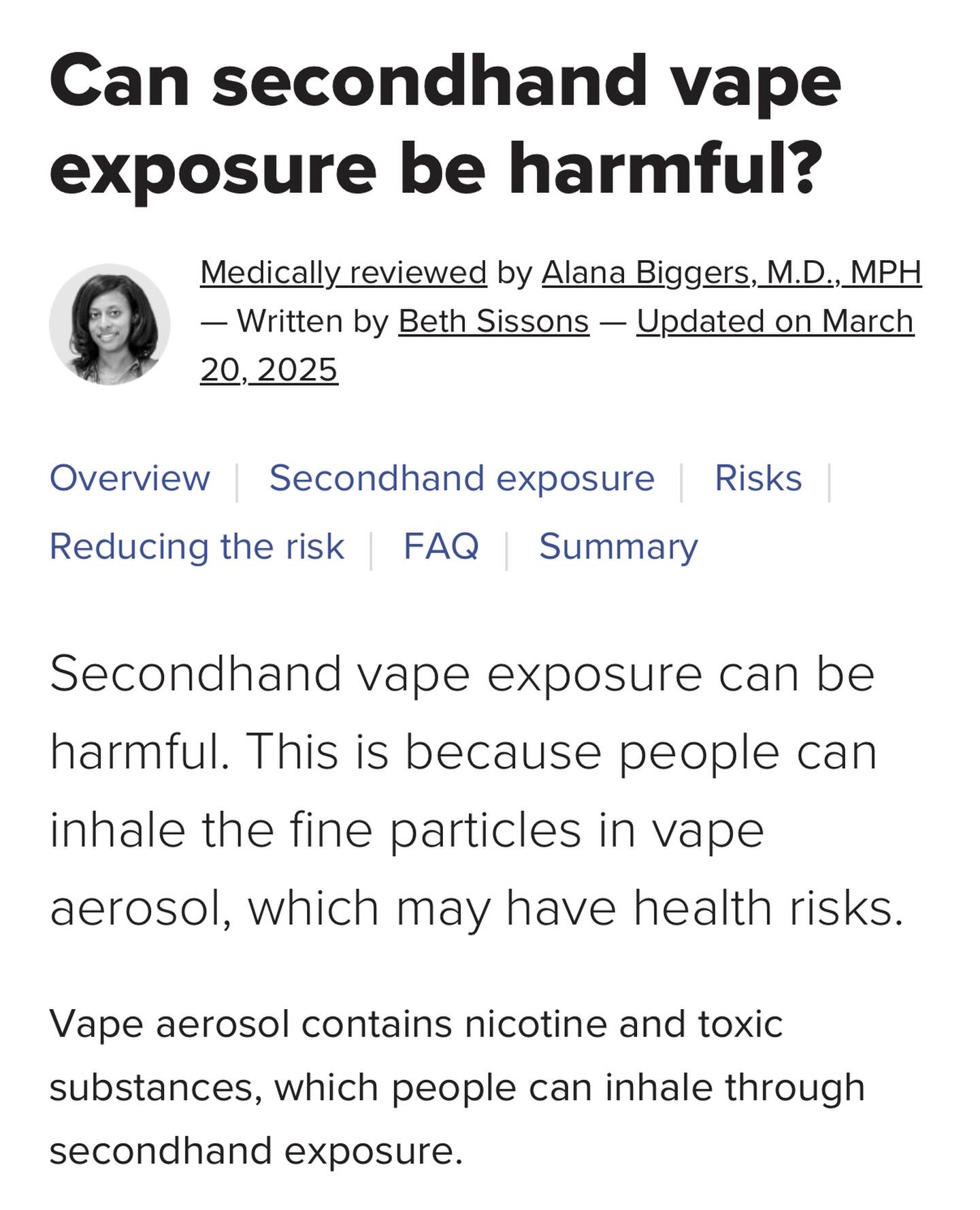 does vape smoke linger Bringing back evidence based Thursdays Secondhand vaping isn't harmless — and the evidence is growing. A recent article from Medical News Today￼ highlights what many of us in healthcare are already seeing Flavours:Pineapple Strawnana Dab Rigs Washington County bans flavored