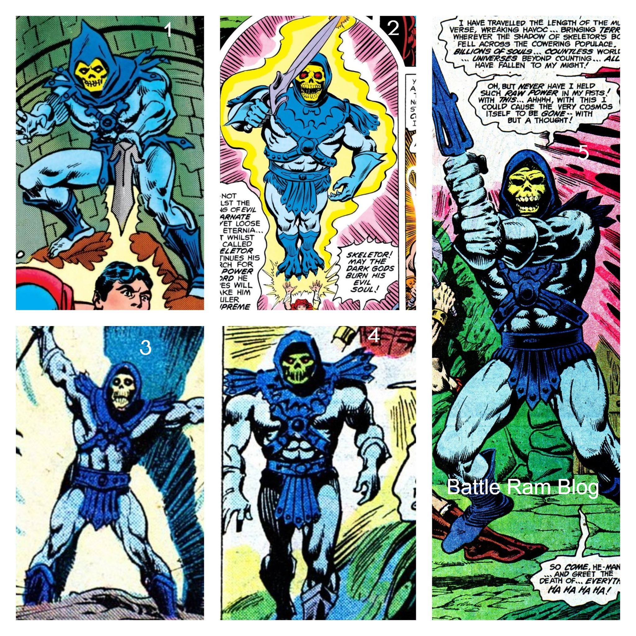 Battle - Skeletor as he appeared in the 5 DC Comics MOTU issues ...