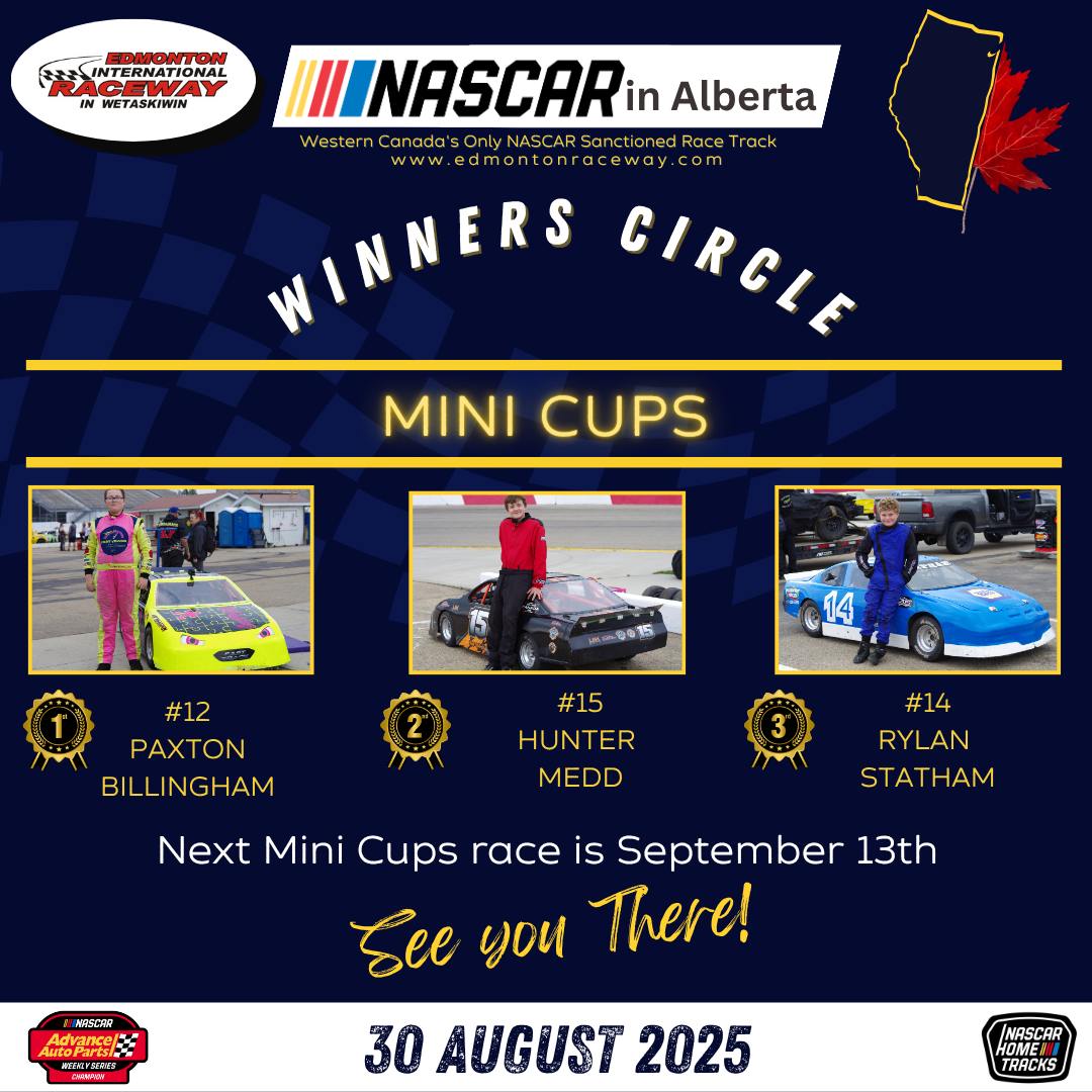 Welcome to Winning Wednesday,... - Edmonton Int'l Raceway | Facebook