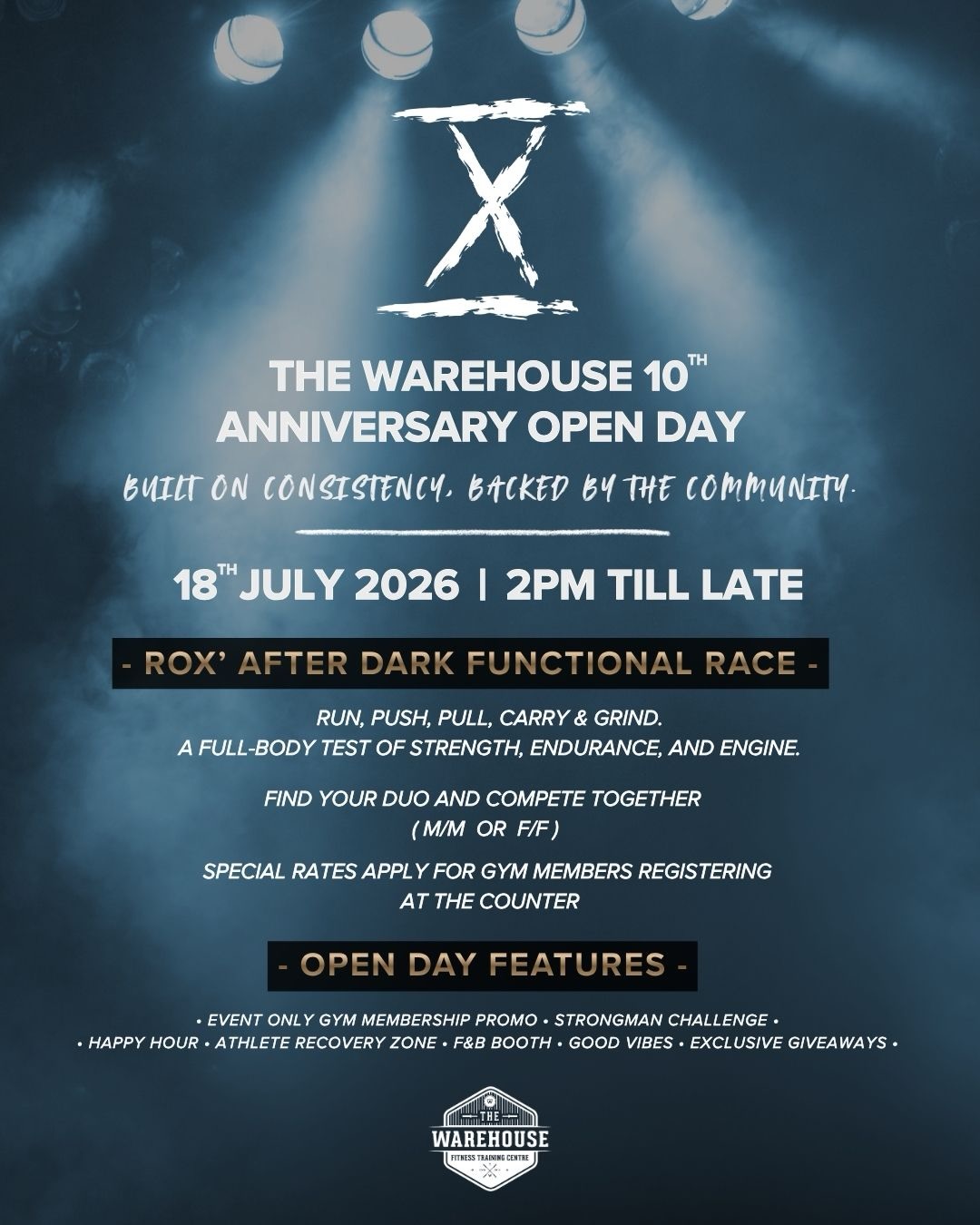 Secure your spot and be part of a night where fitness, community