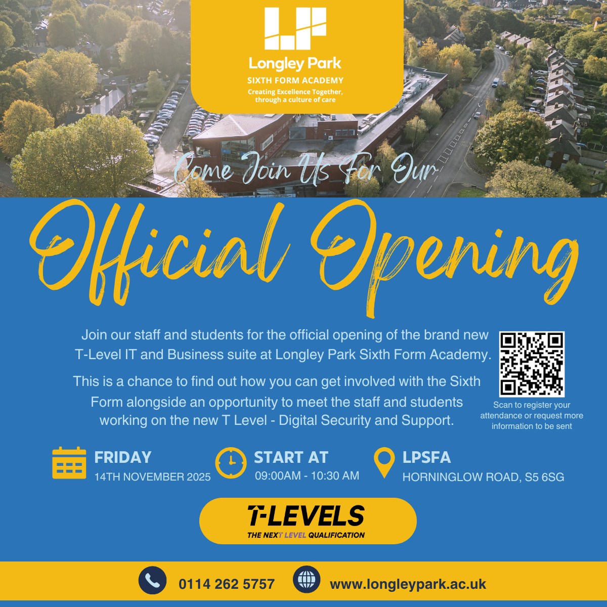 Longley - Only 5 days to go until we officially open our new T Level ...