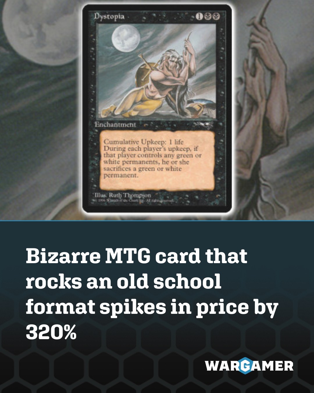 Wargamer - Dystopia, a Magic: The Gathering card from the distant