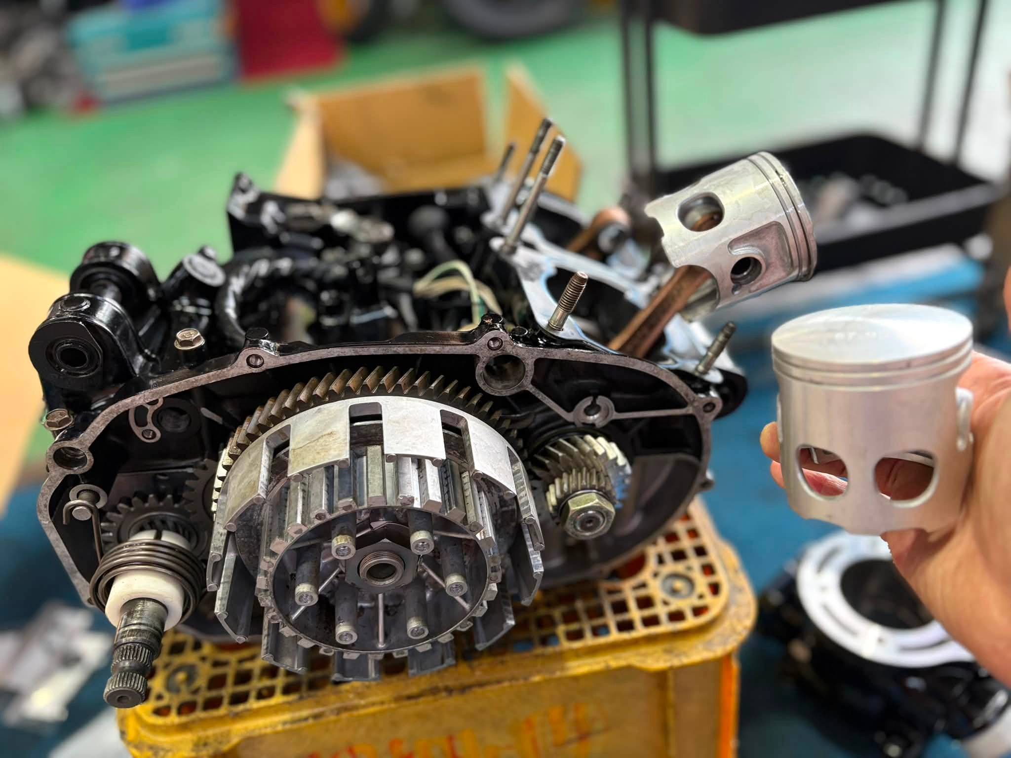 RZ250 エンジンオーバーホール完成！！ エンジン単体でお持ち込み