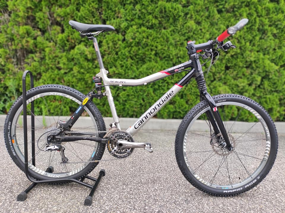 キャノンデール　SCALPEL SIEMENS mobile Sサイズ My bike Cannondale Scalpel Siemens XTR..🫶💪
