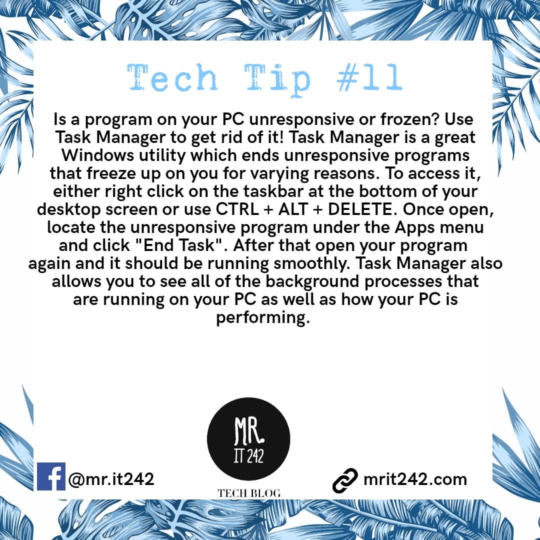 Mr.IT 242 - IT's Finally Tech Tip Tuesday! #Techtip 11...