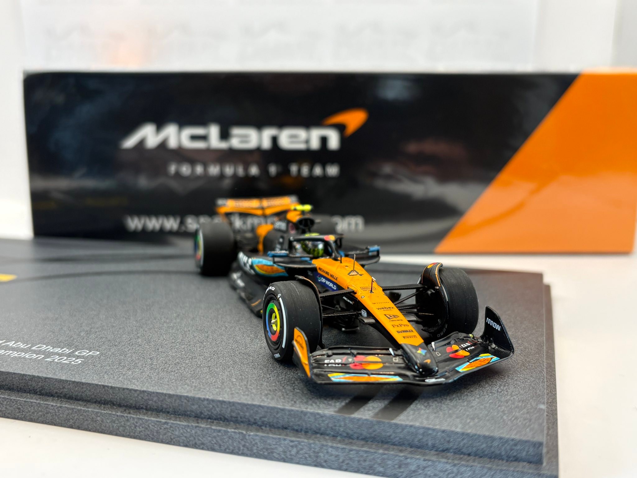 S9678 Spark 1:43 Lando Norris McLaren MCL39 3rd Abu Dhabi GP 2025