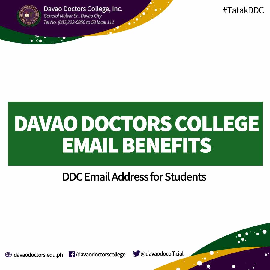 DDC INFO | To all our... - Davao Doctors College, Inc. | Facebook
