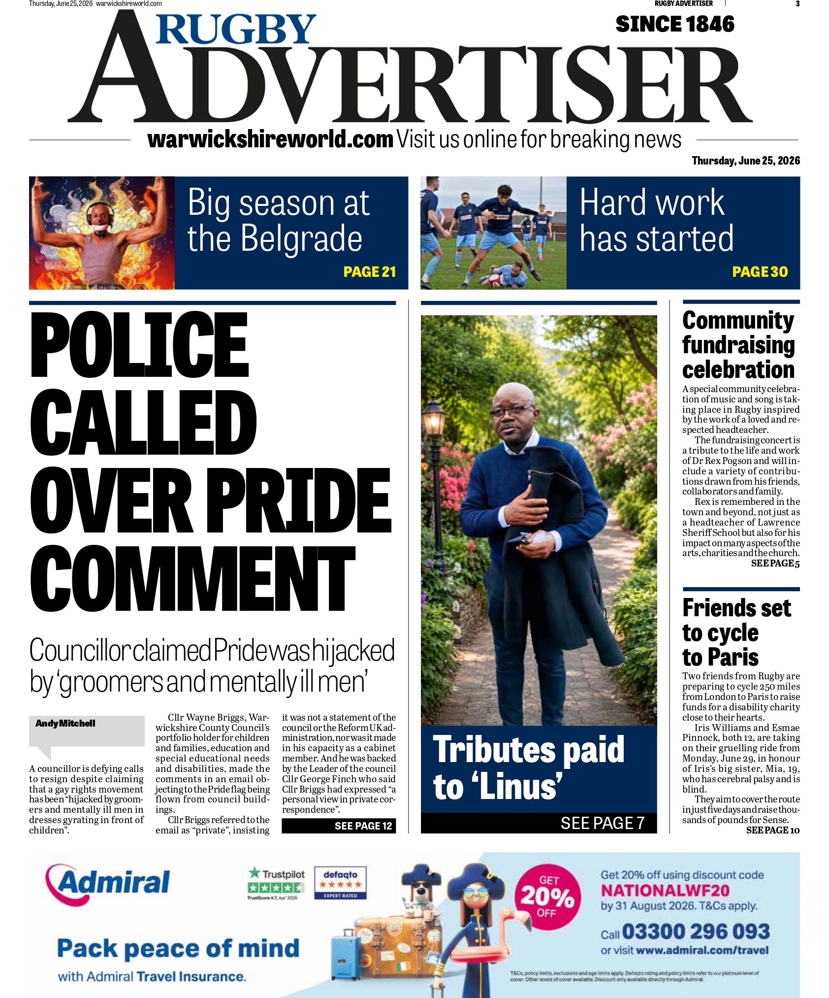 Plans for a new system of signs and... - The Rugby Advertiser | Facebook