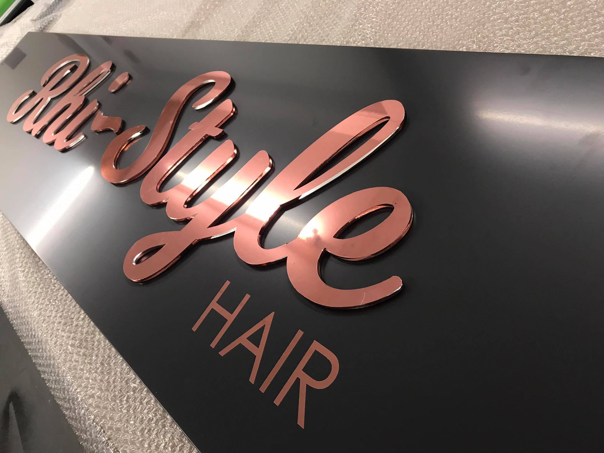 Recently supplied satin grey tray... - A.S Signs & Graphics | Facebook