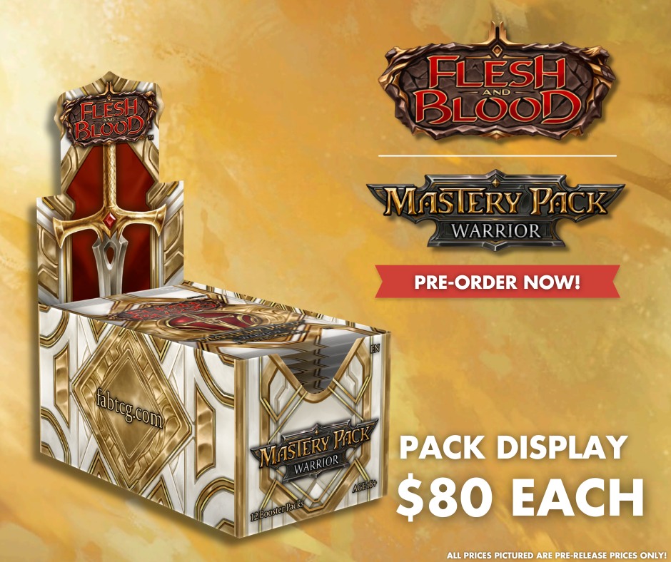 flesh and blood crucible of war 1st edition booster box TCG Unlimited New Bring all your skill Flesh and Blood: Crucible of