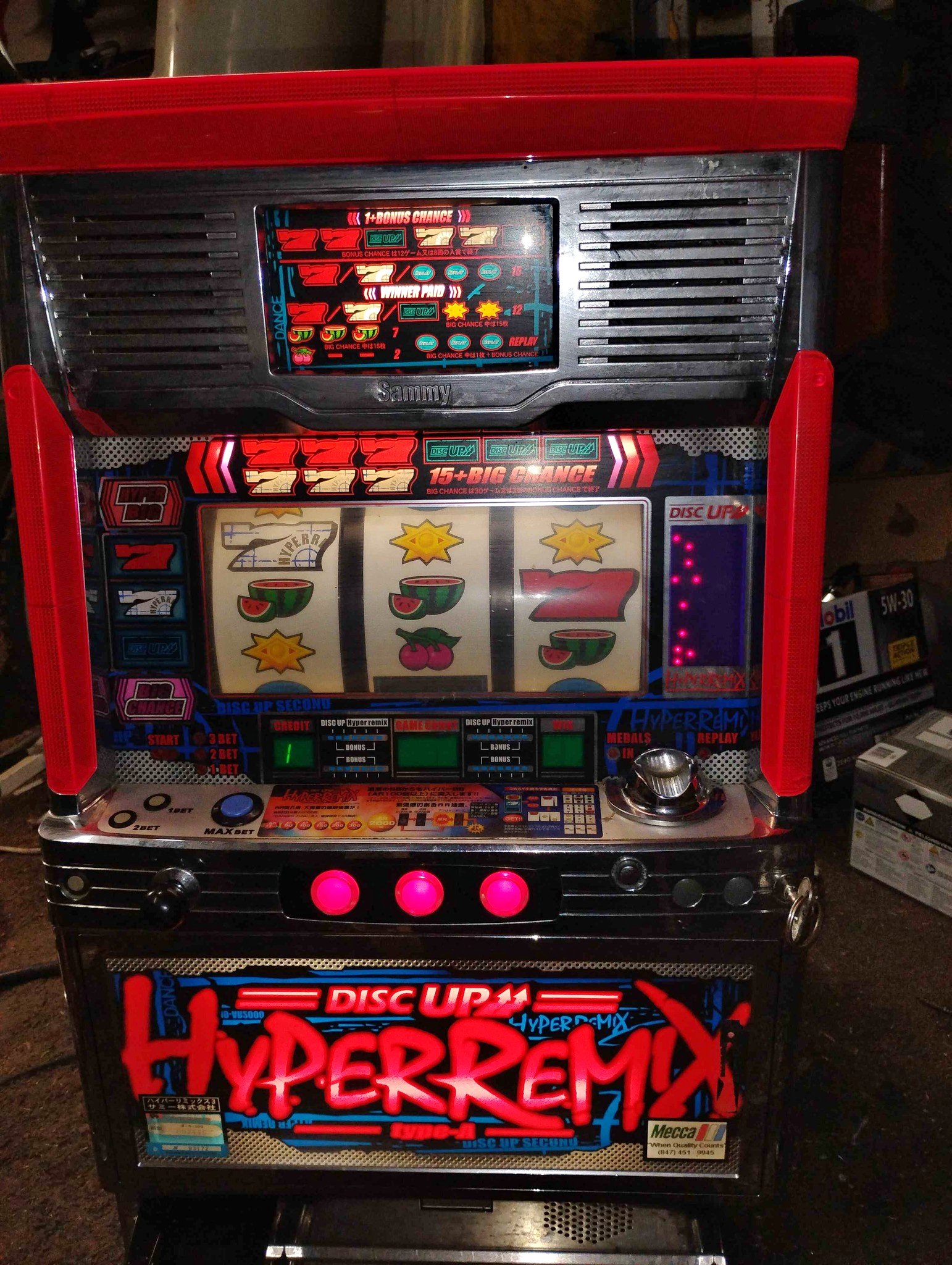 Disc up hyper remix slot machine - Slot Machines - Du Quoin, Illinois ...