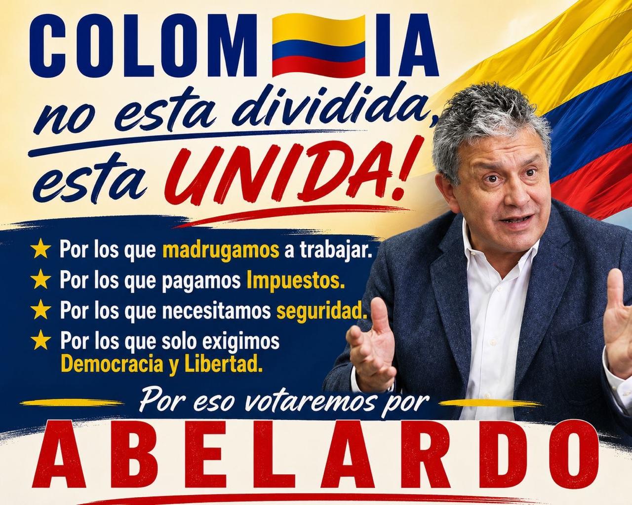 COLOMBIA se une para recuperar el rumbo y la esperanza. Somos