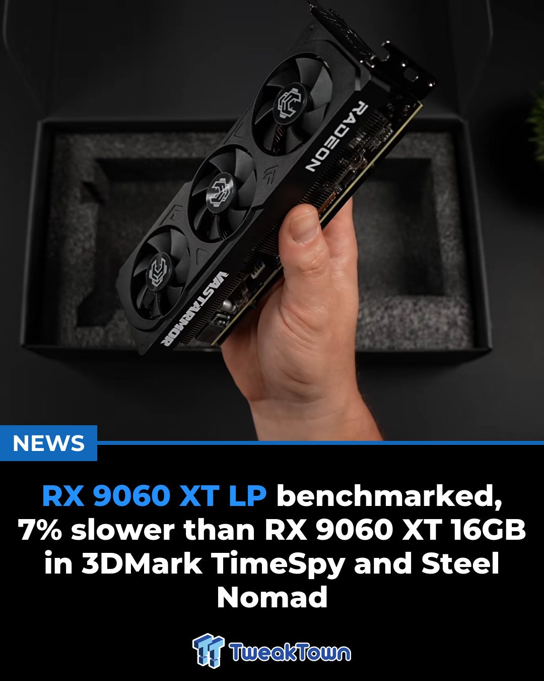 Taichi OC 9070xt kit comparison with 340 TDP