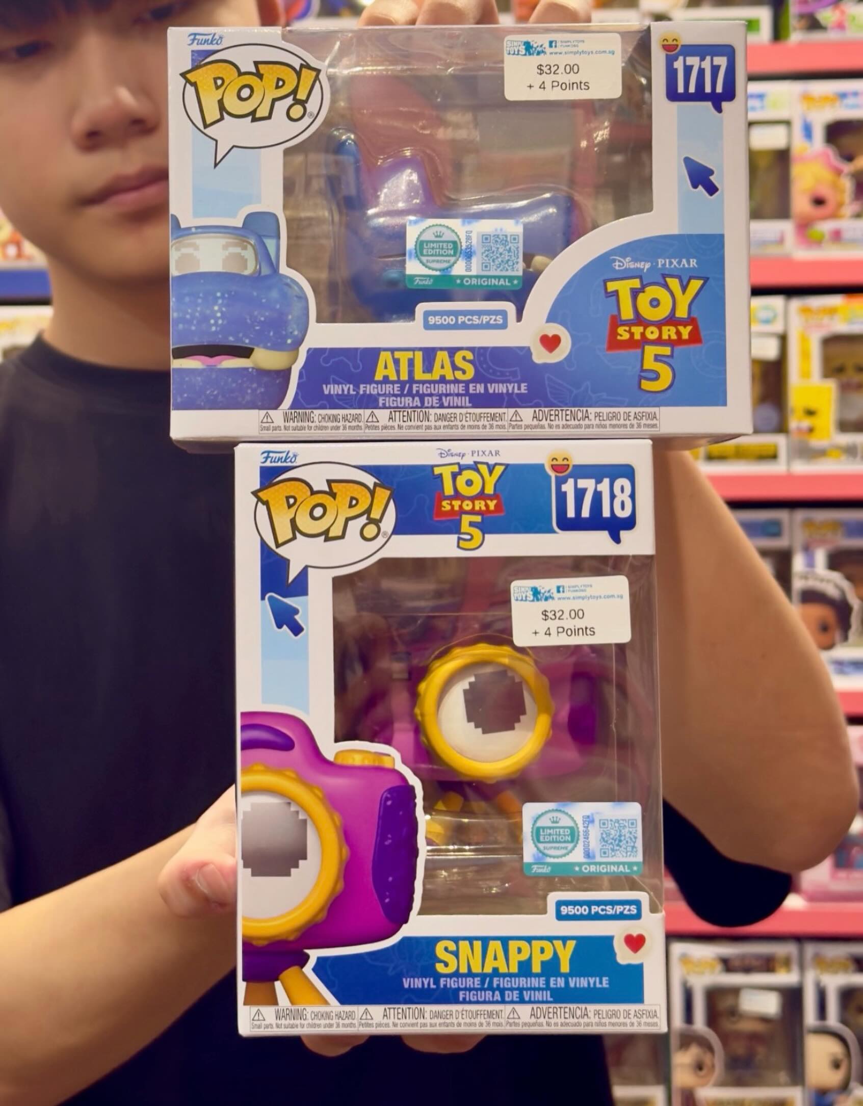 First look at Toy Story 5 - Atlas & Snappy Pops! Both LE 9500