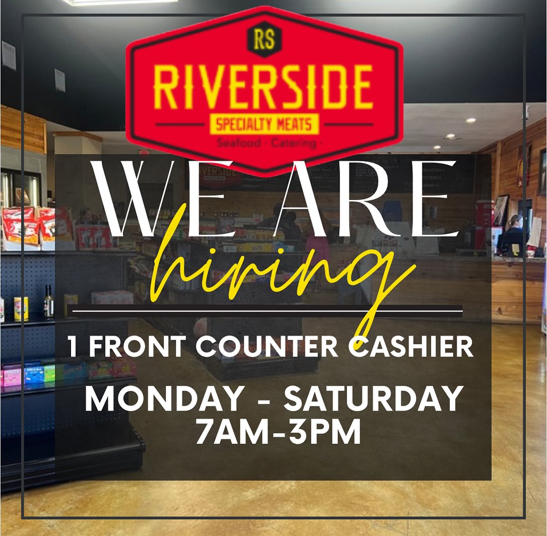 📣 We’re Hiring!... - Riverside Specialty Meats & Seafood | Facebook