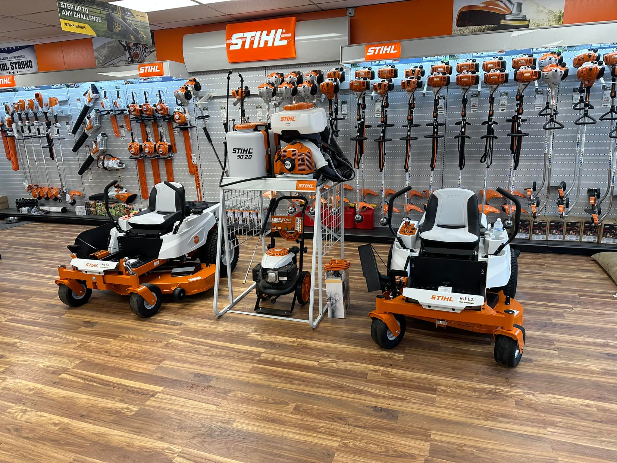 New Stihl residential mowers at Giles Outdoor Power Equipment