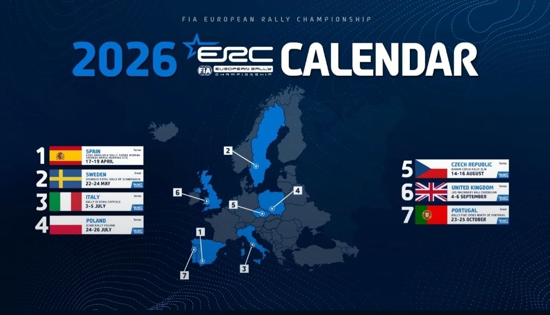 RallyFish - REVISED ERC CALENDAR The revised calendar for the 2026 FIA ...