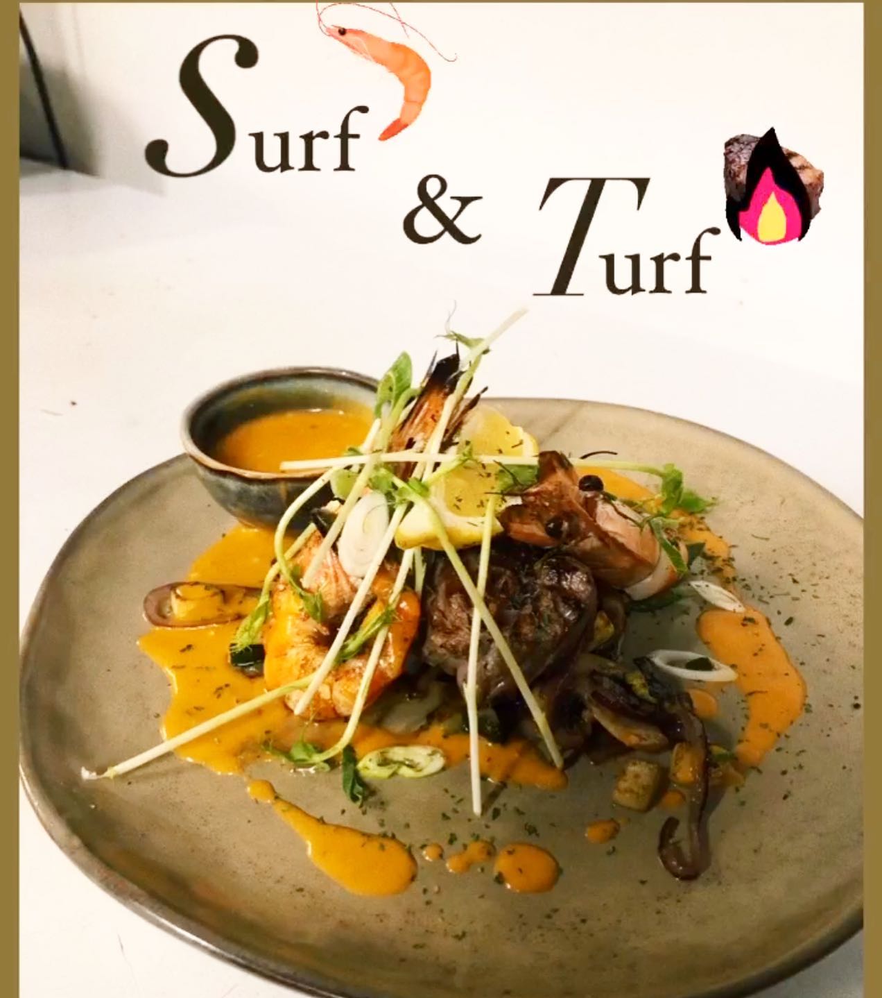 Bistro 't Sand - Buiten de kaart om hebben wij surf en turf met ...