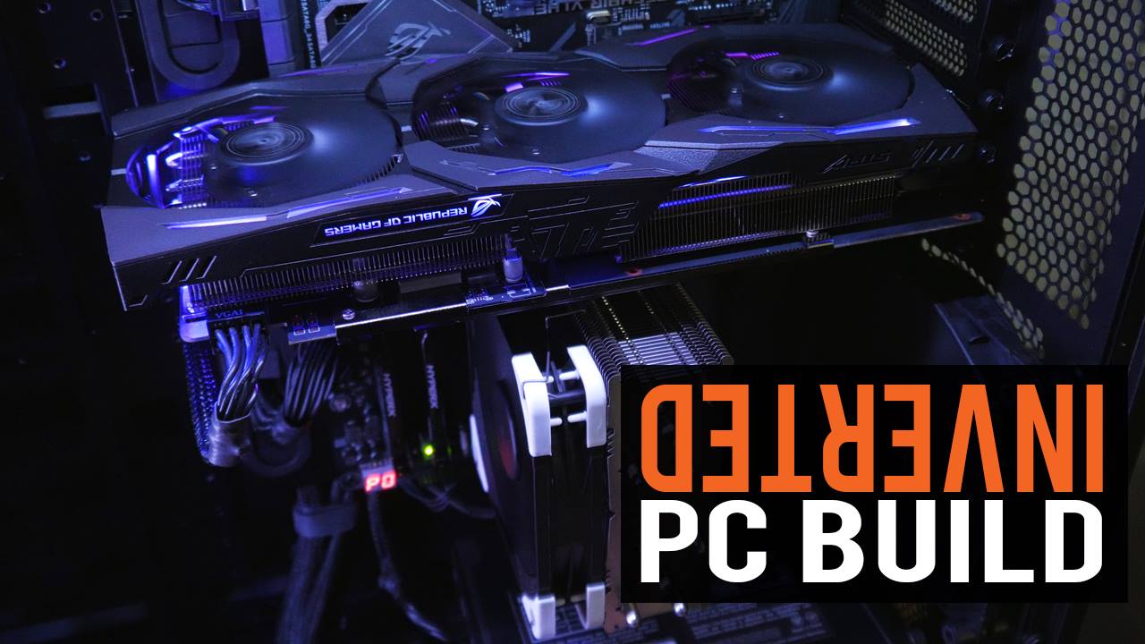 Jerry Neutron - This is an INVERTED PC BUILD | be quiet!... | Facebook
